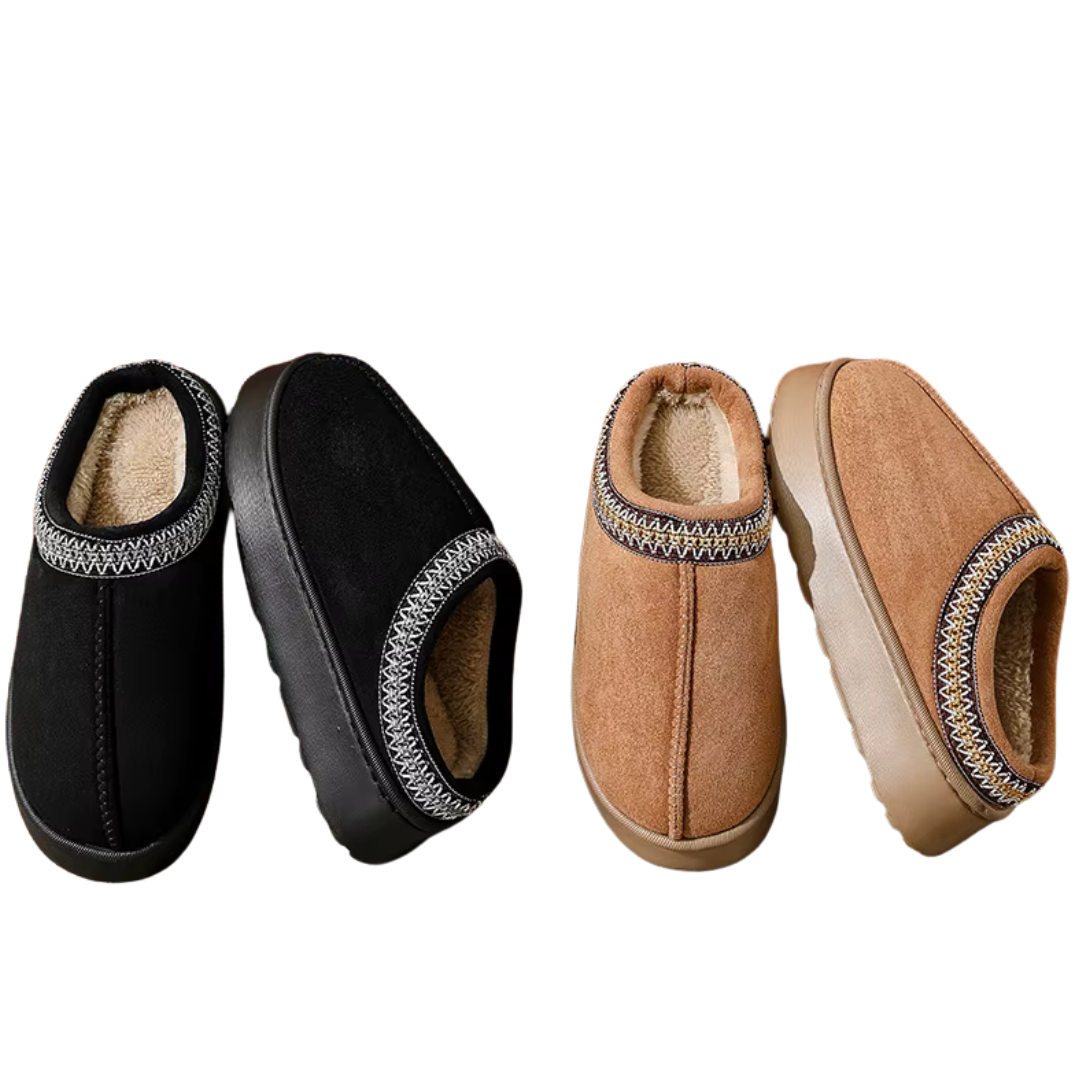 "Urban Cozy" Platform Slippers