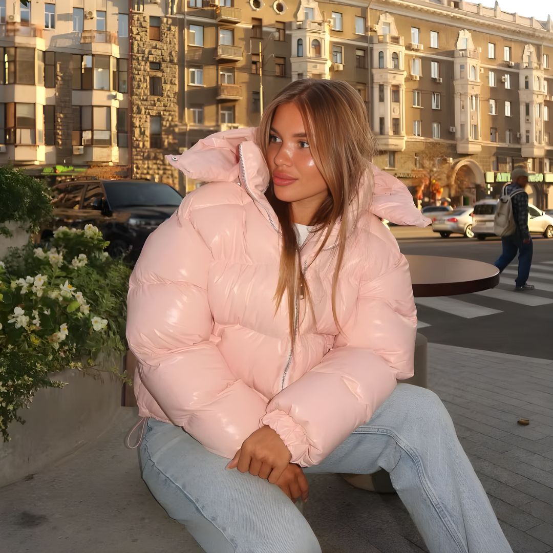"Velour Obsession" Puffer Jacket
