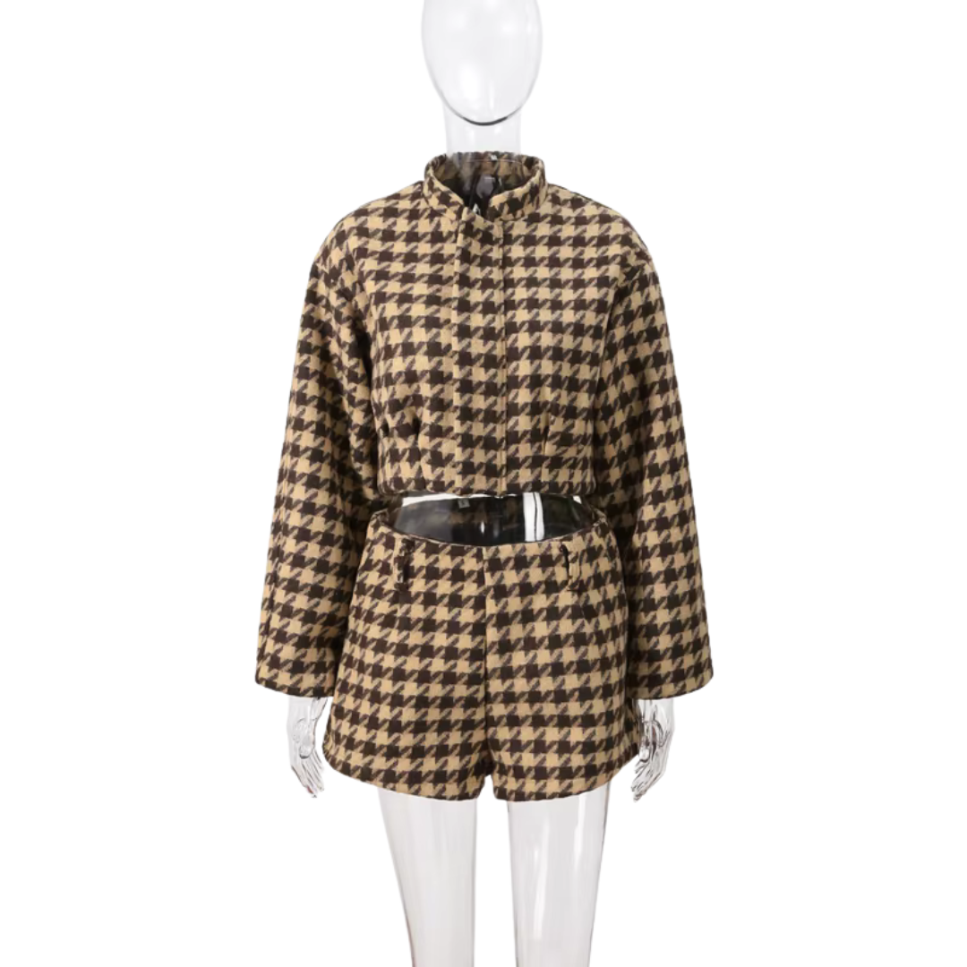 "Power Move" Plaid Set