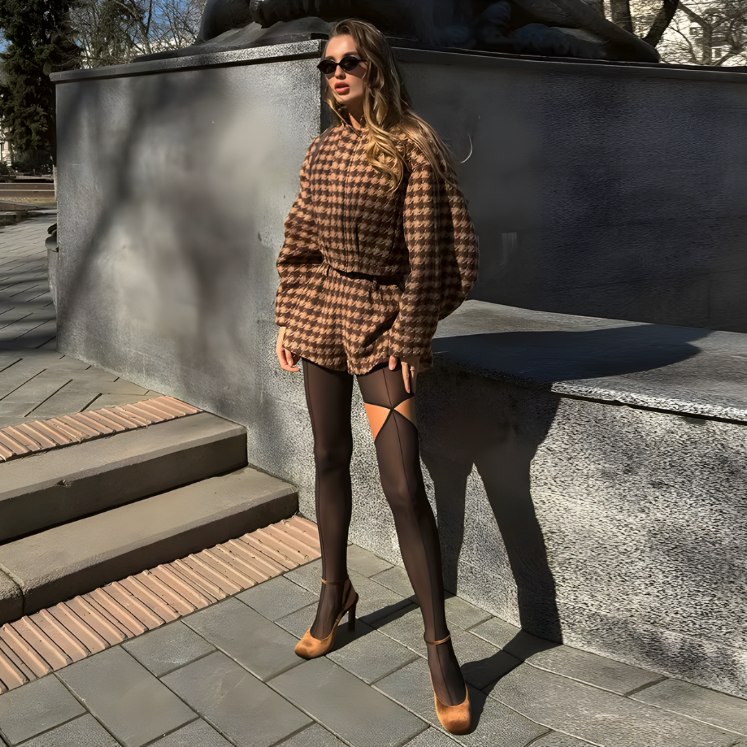 "Power Move" Plaid Set