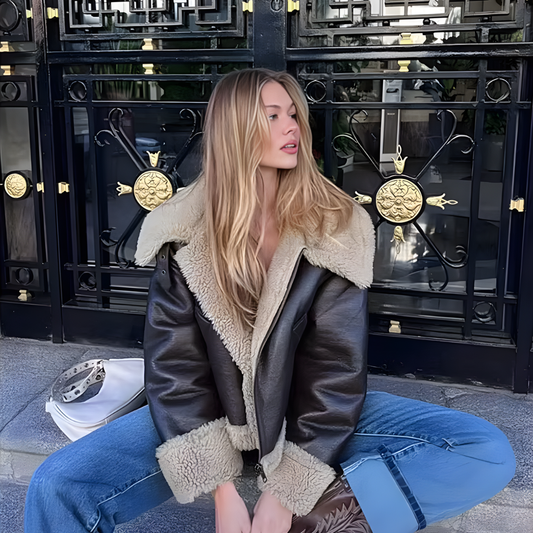 "Cozy Rebel" Faux Shearling