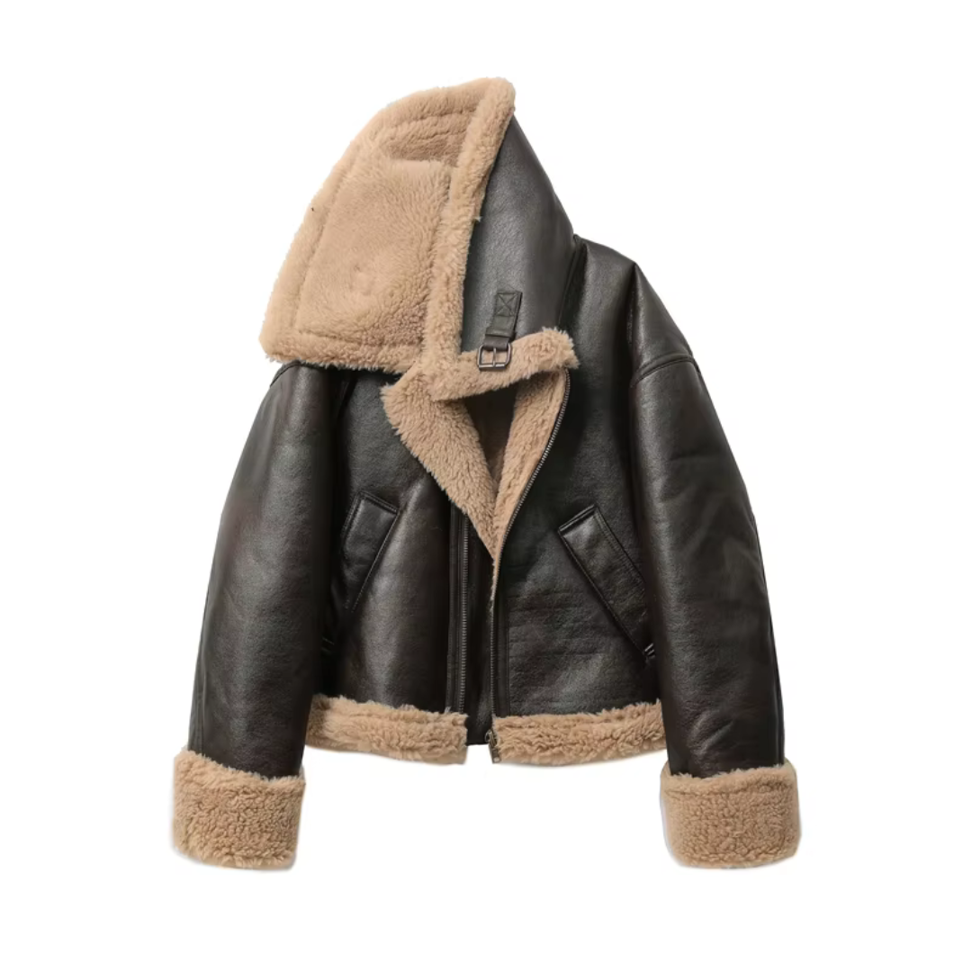 "Cozy Rebel" Faux Shearling
