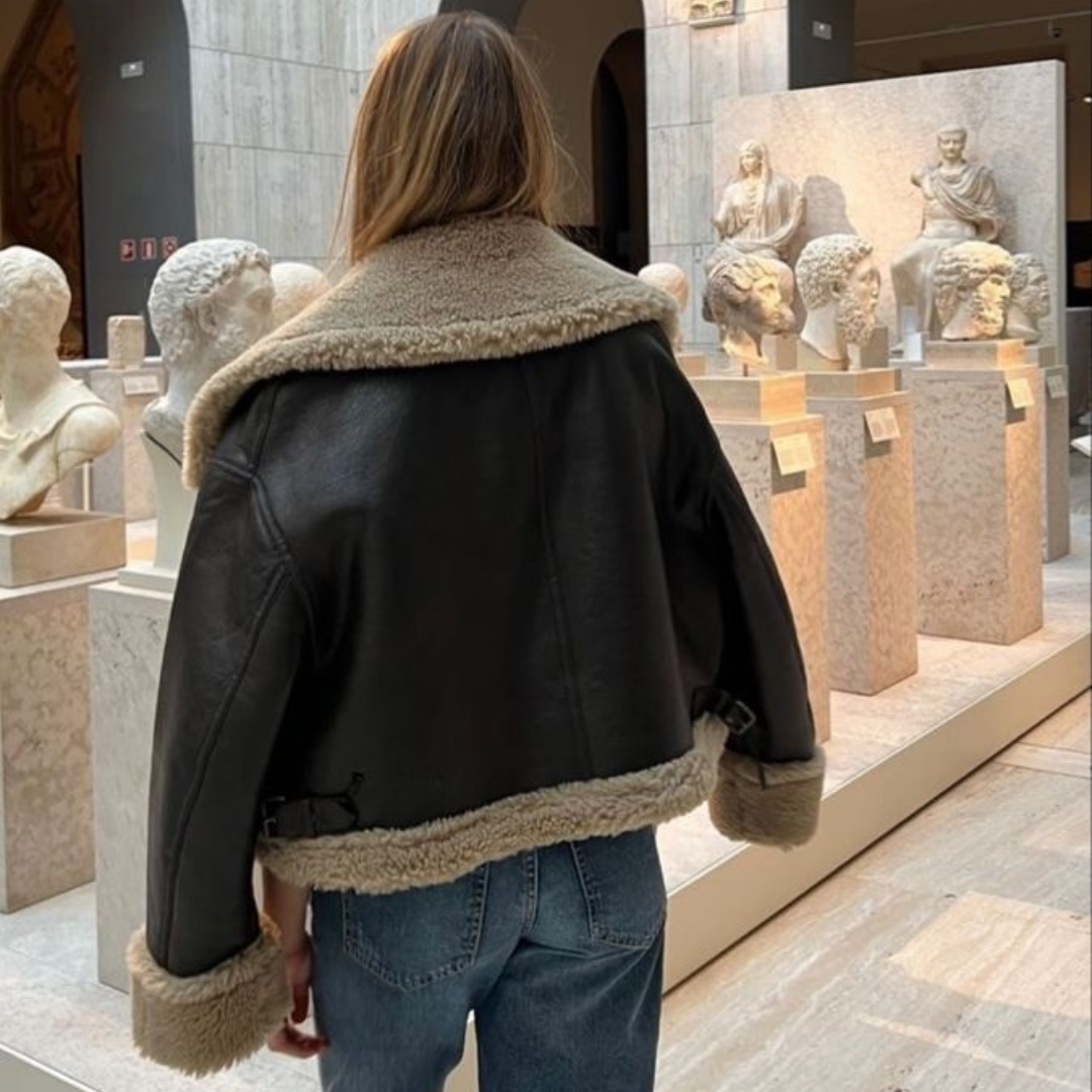 "Cozy Rebel" Faux Shearling