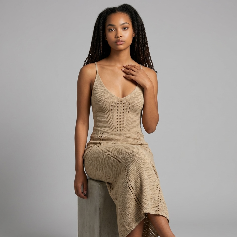 "Golden Hour" Laceback Maxi Dress