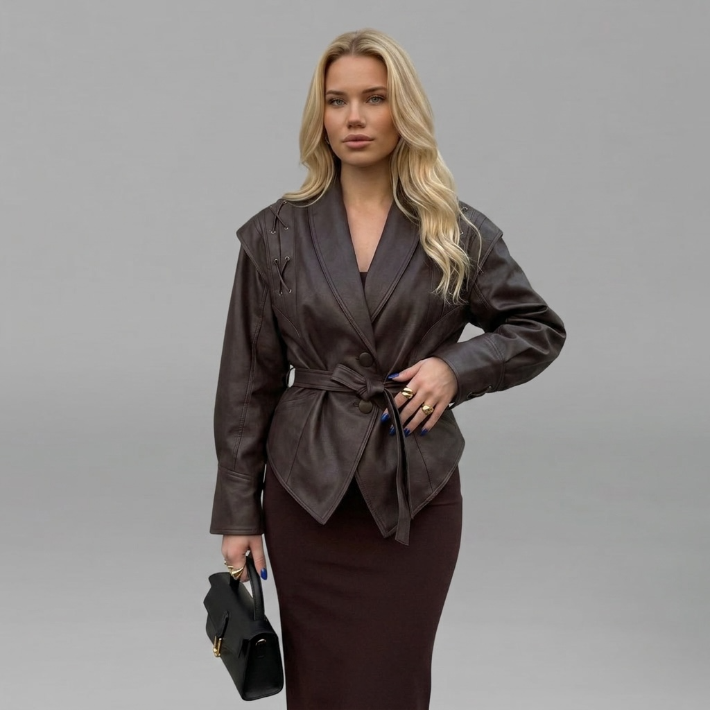 "Celestique" Tie Jacket