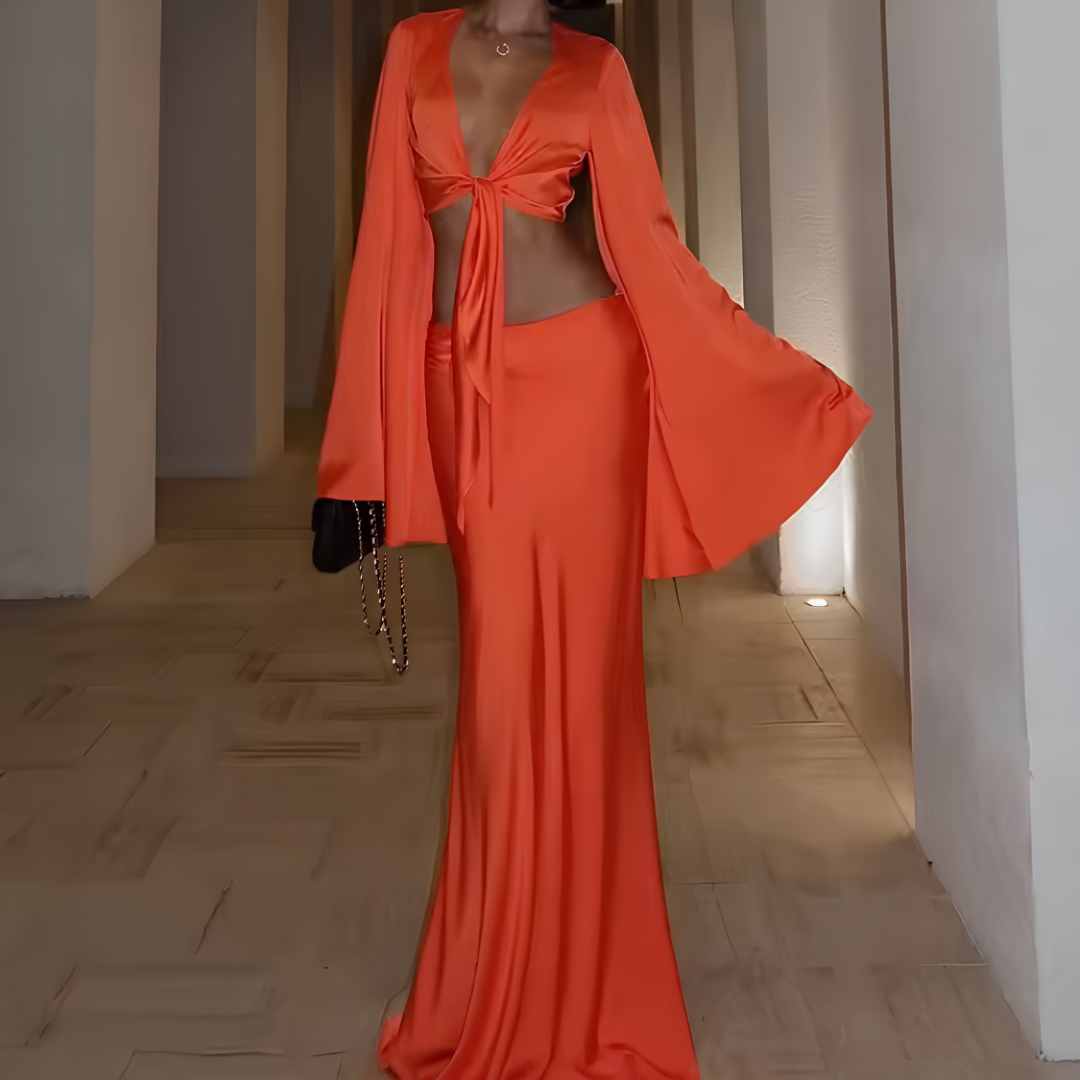 "Lava Muse" Maxi Set