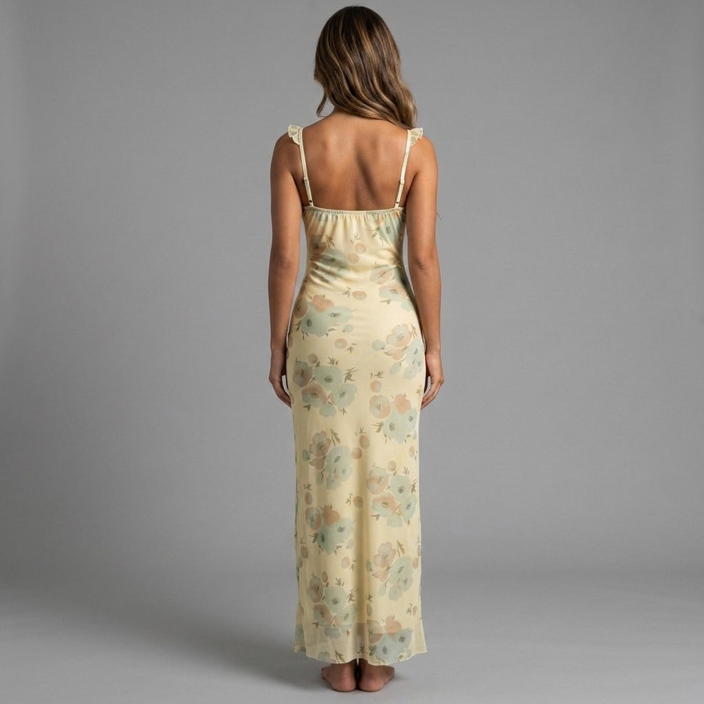 "Floral Vice" Maxikleid