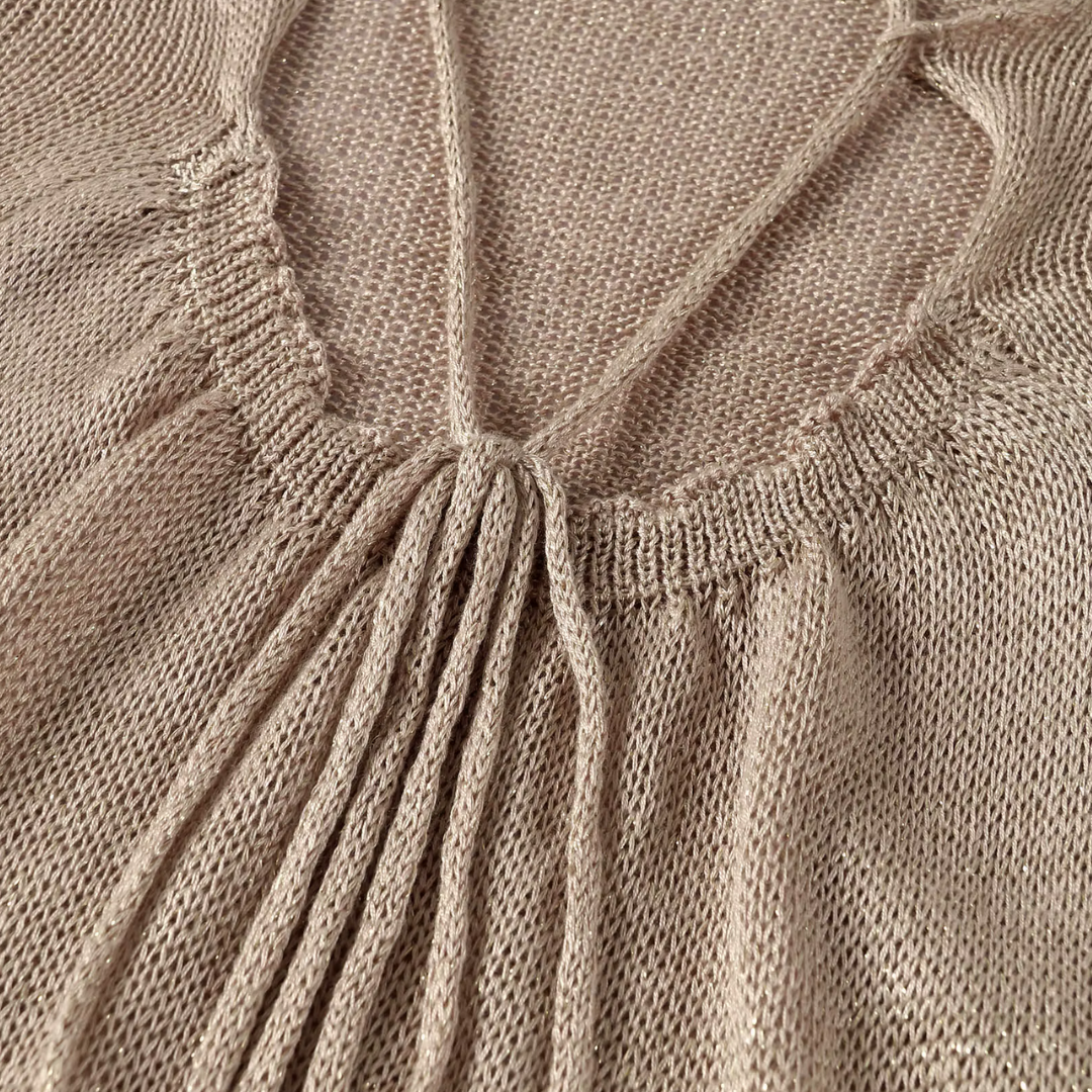 "Golden Dune" Backless Dress