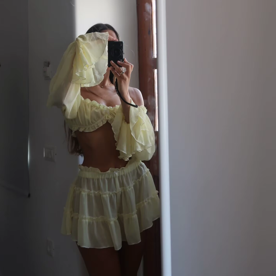 "Limoncella Muse" Skirt Set