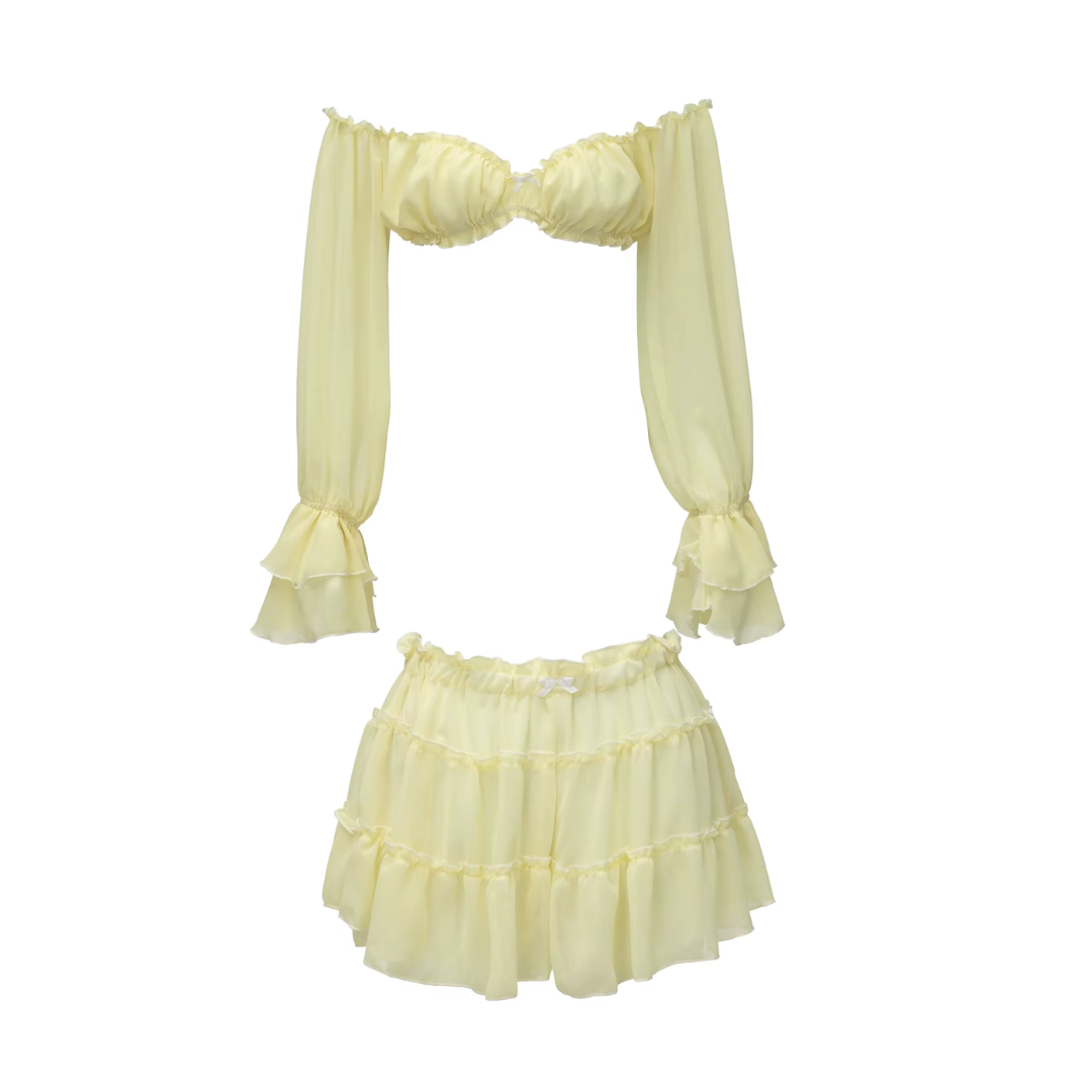 "Limoncella Muse" Skirt Set