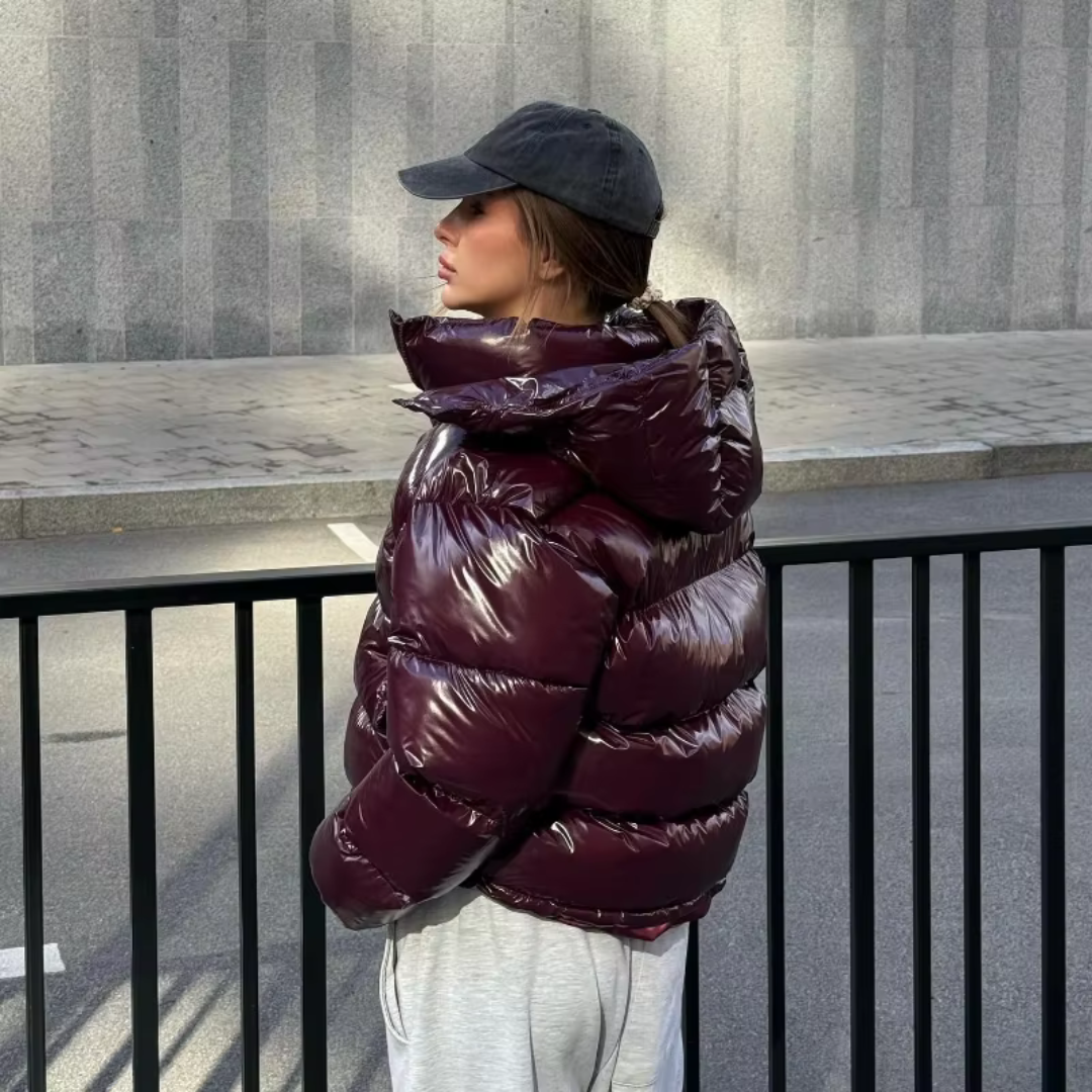 "Velour Obsession" Puffer Jacket