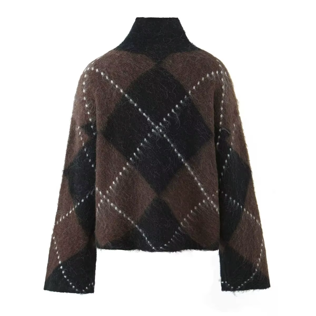"Dark Mocha" Street Knit Set