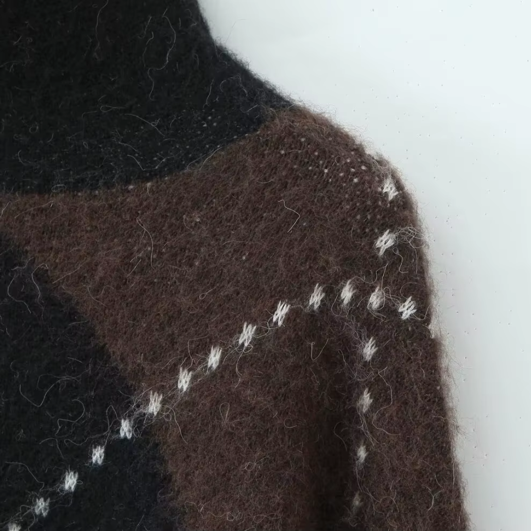 "Dark Mocha" Street Knit Set