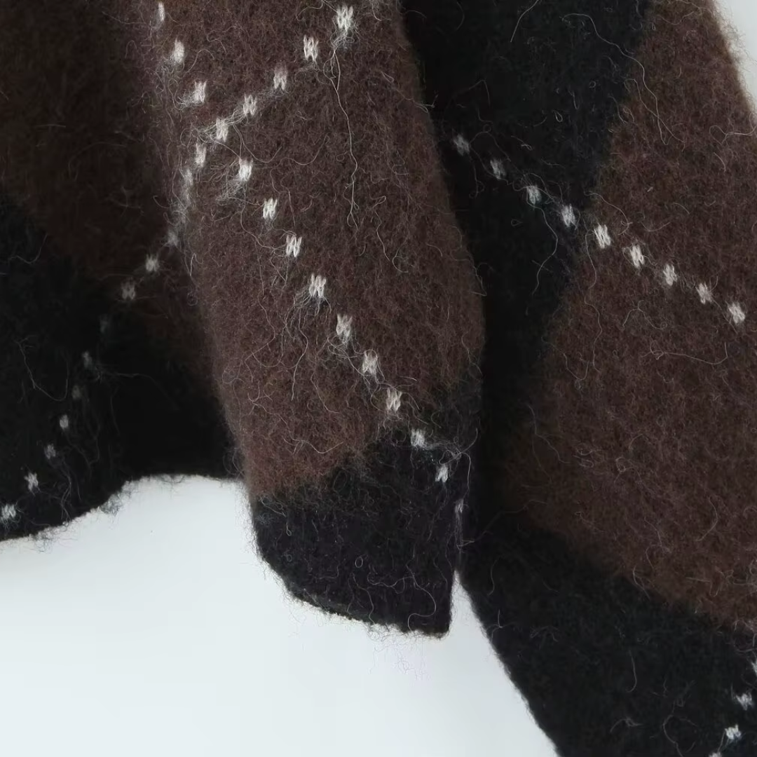"Dark Mocha" Street Knit Set