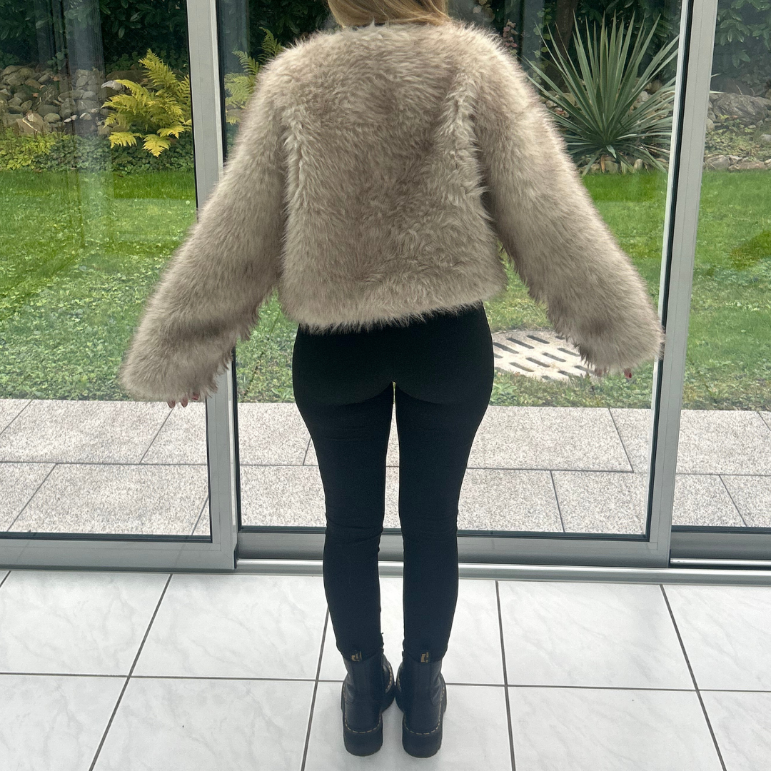 "Frost Vixen" Faux Fur Jacket