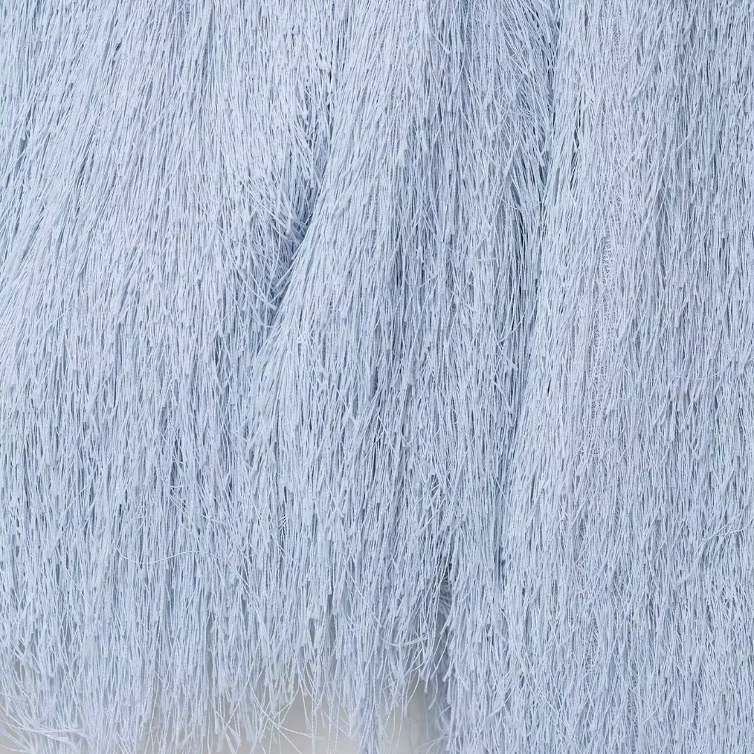 "Frosted Aura" Feather Jacket