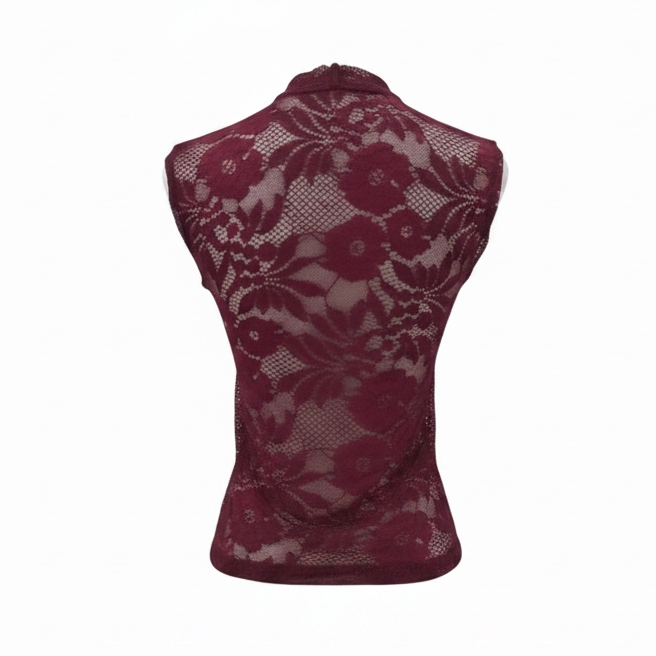 "Velvet Kiss" Cut-Out Top