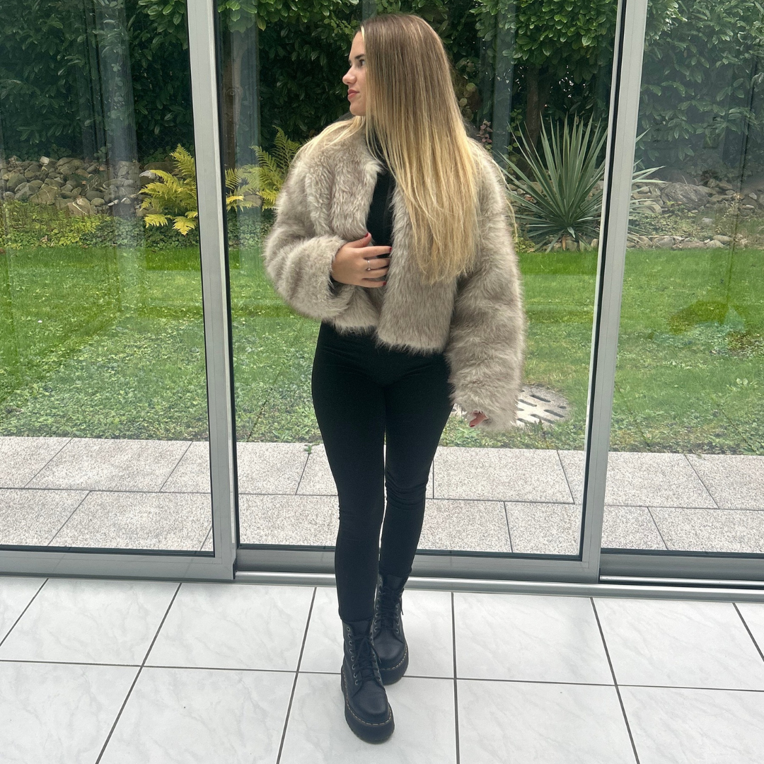 "Frost Vixen" Faux Fur Jacket