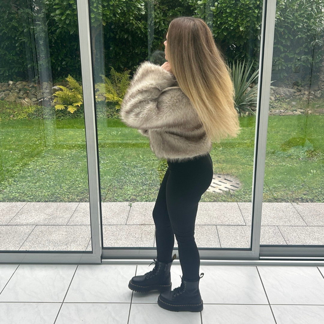 "Frost Vixen" Faux Fur Jacket