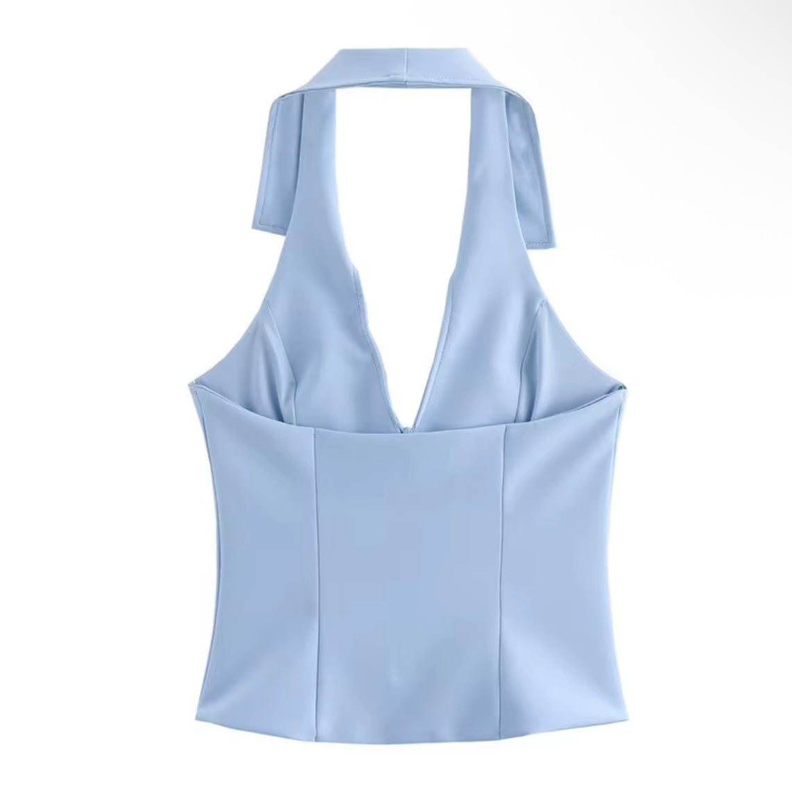 „Sky Muse“ Zweiteiliges Set mit Zip-Top und Minirock