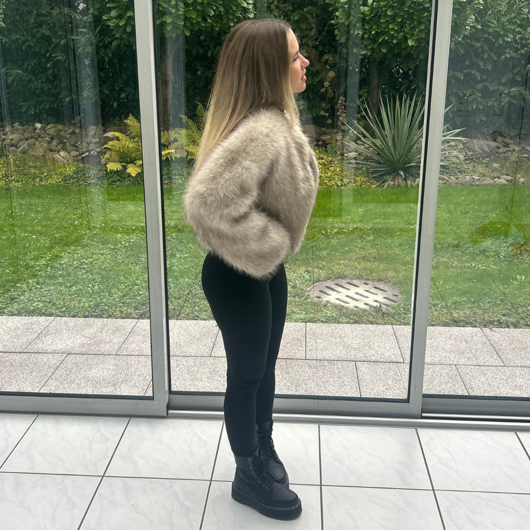 "Frost Vixen" Faux Fur Jacket