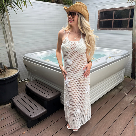 "Oceana Pearl" Maxi Dress