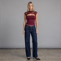 "Velvet Kiss" Cut-Out Top