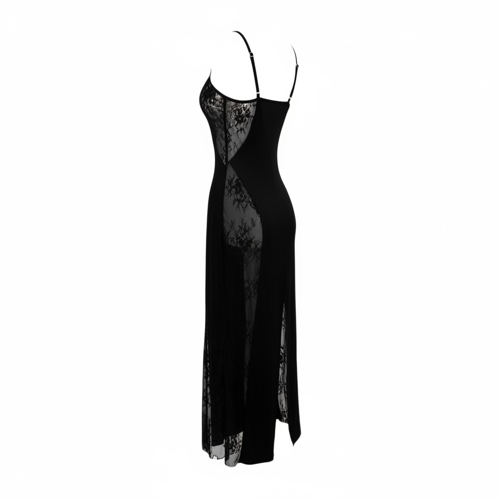 "Black Velvet Empire" Kleid