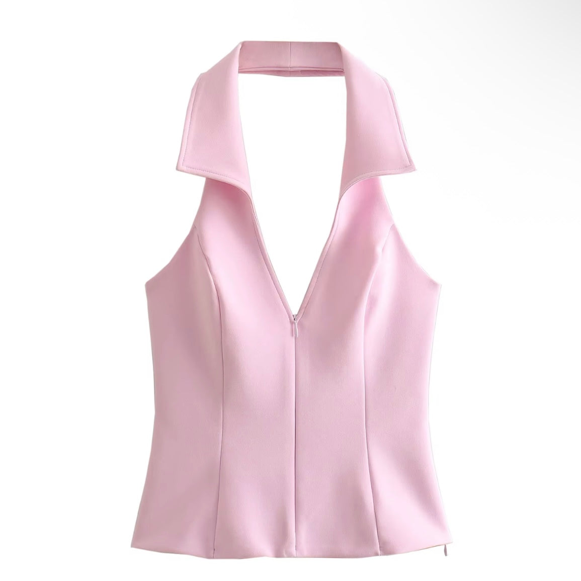 „Sky Muse“ Zweiteiliges Set mit Zip-Top und Minirock