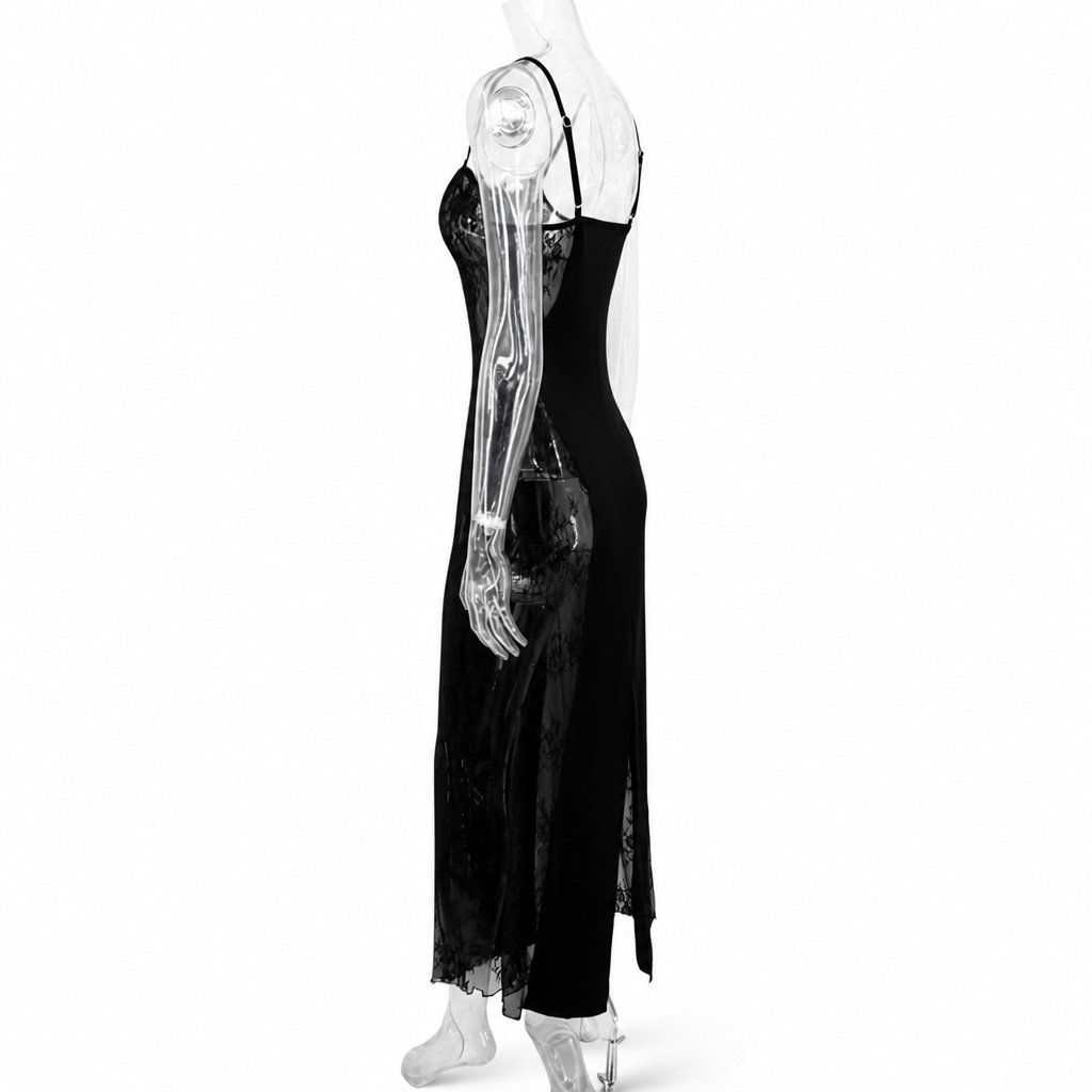 "Black Velvet Empire" Kleid