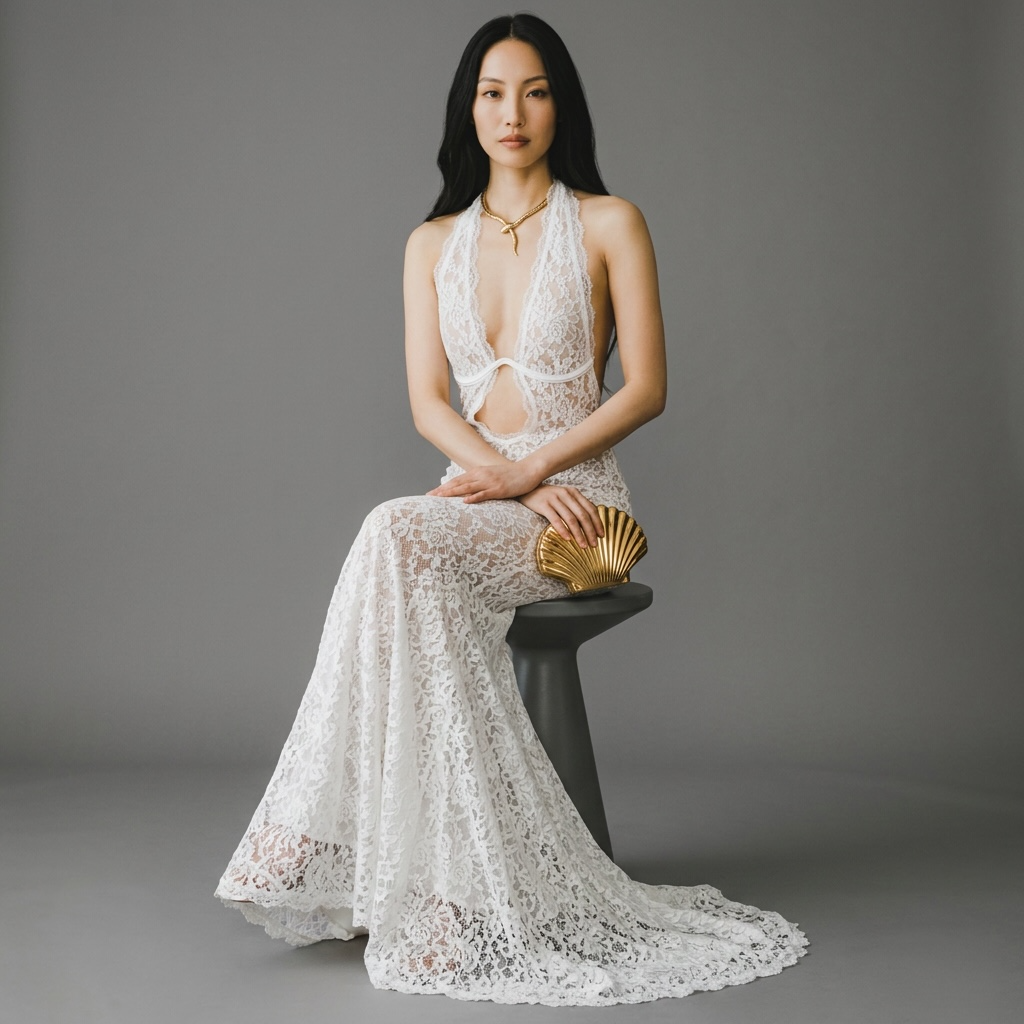"Siren Lace" Maxi Dress