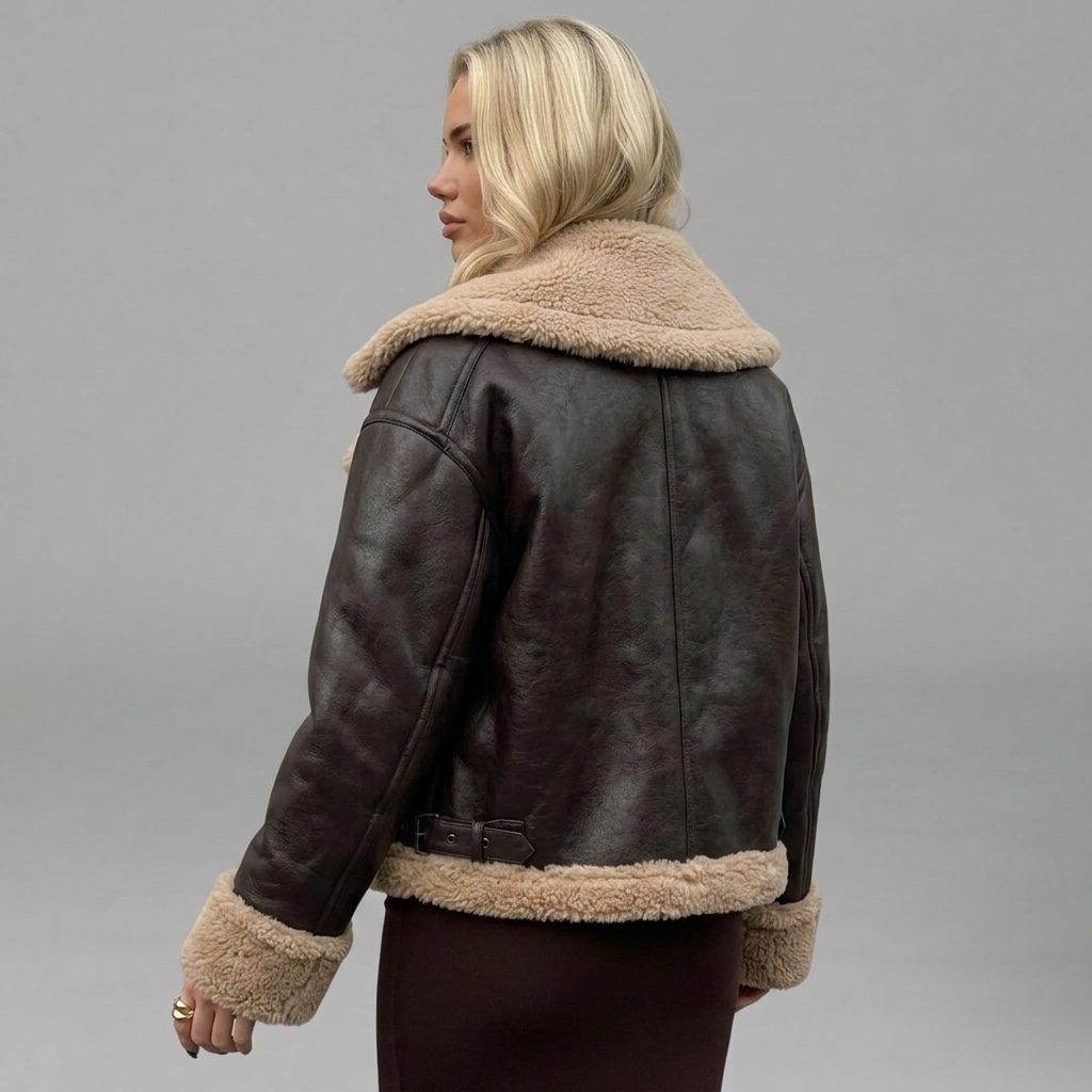 "Cozy Rebel" Faux Shearling