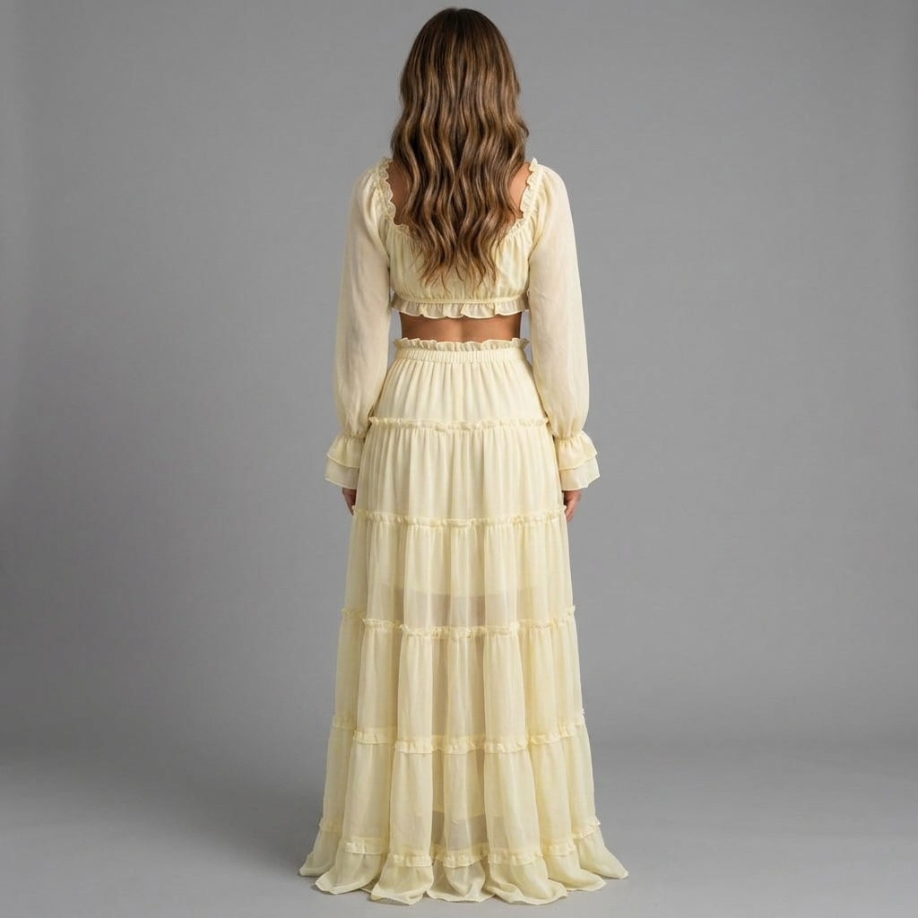 "Limoncella Muse" Skirt Set