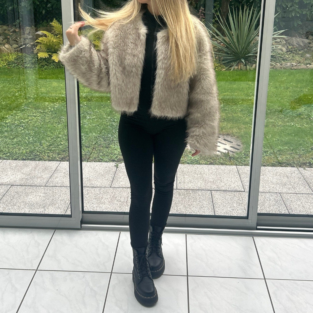"Frost Vixen" Faux Fur Jacket