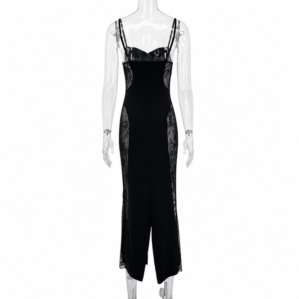 "Black Velvet Empire" Kleid