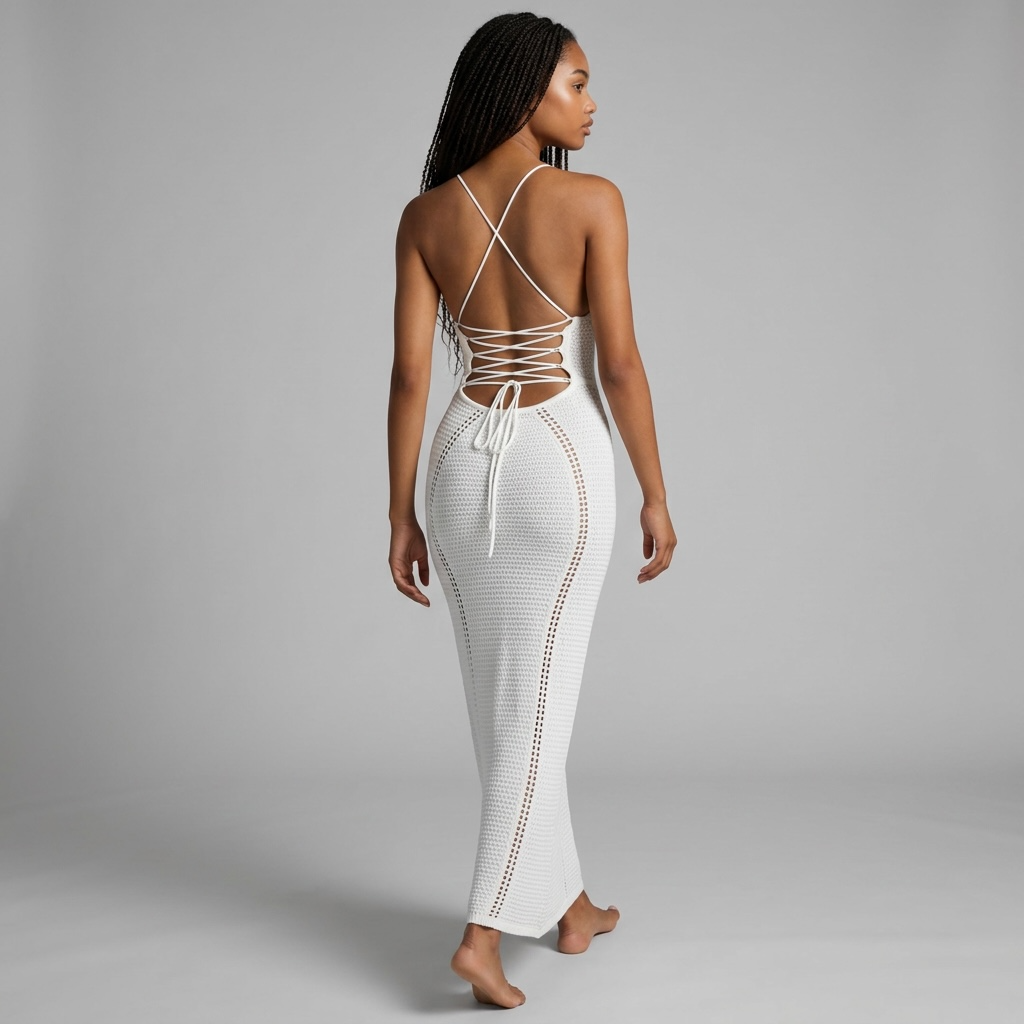"Golden Hour" Laceback Maxi Dress