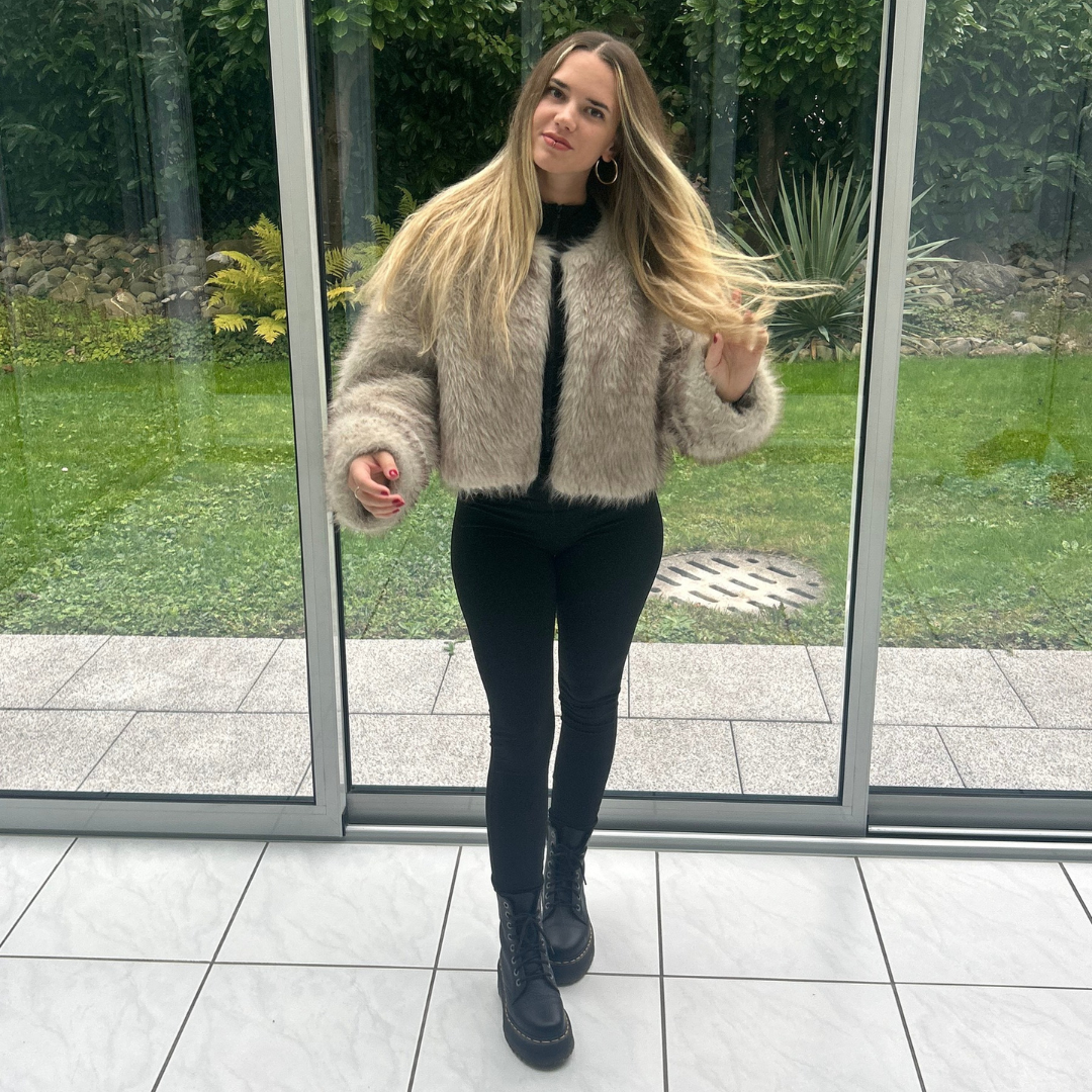 "Frost Vixen" Faux Fur Jacket