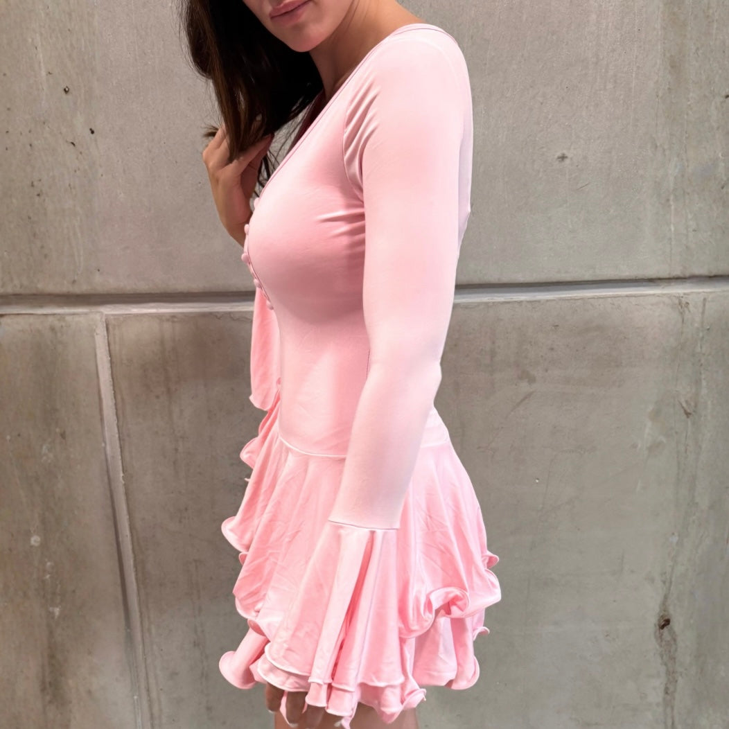 Rüschenkleid "Delarosa"