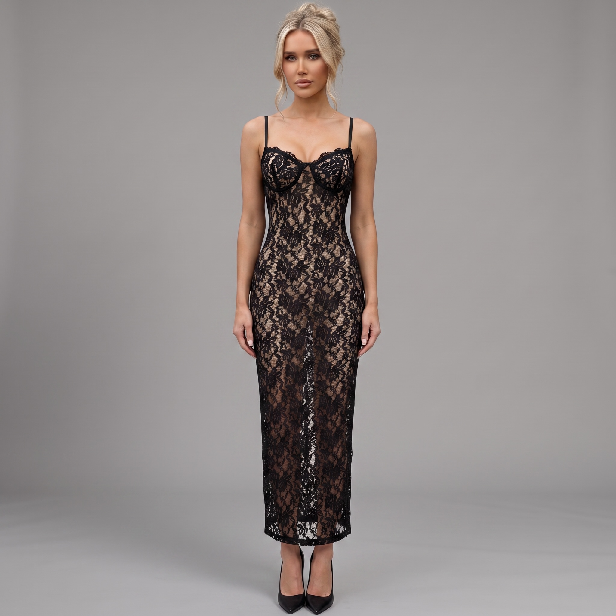 "Femme Fatality" Maxi Dress