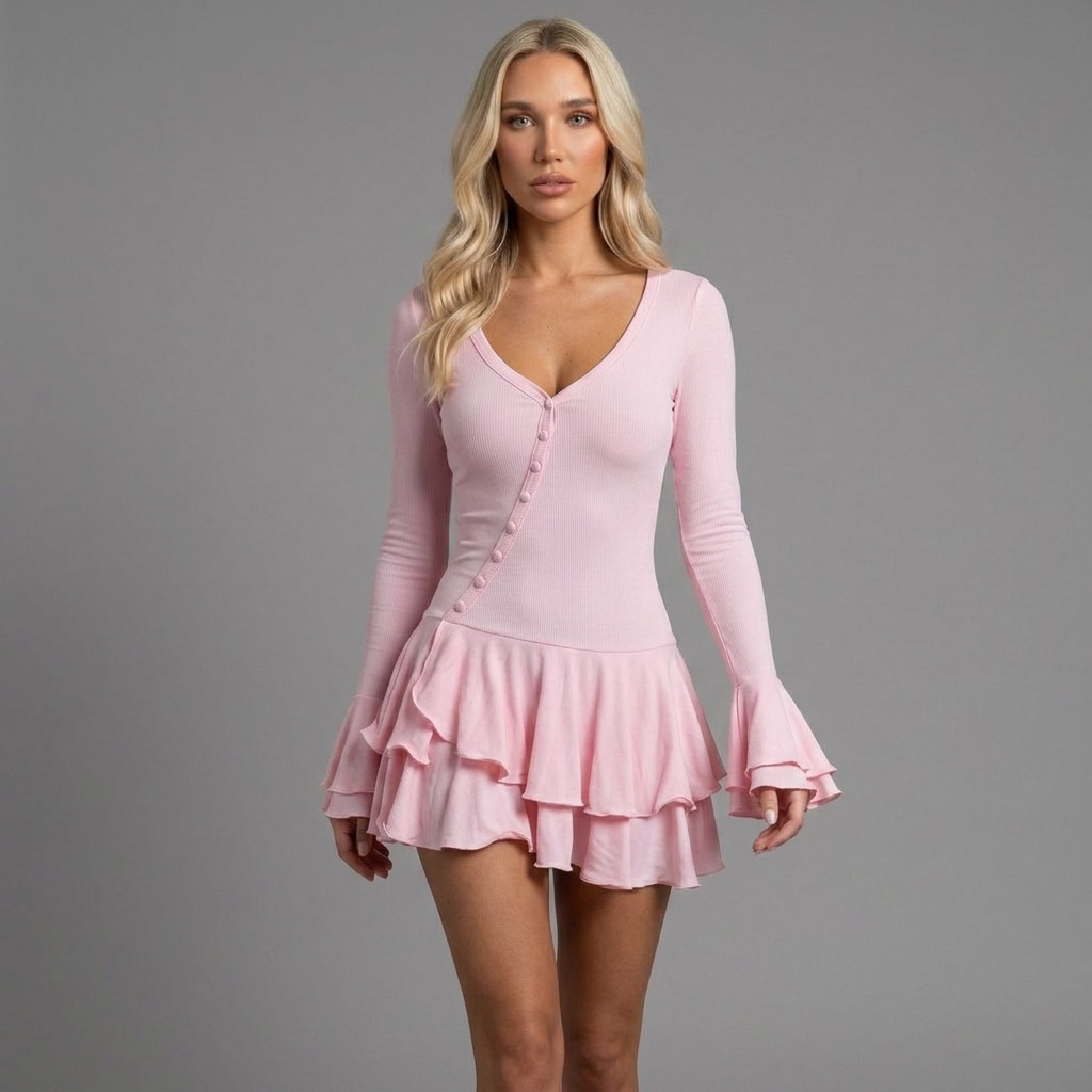 Rüschenkleid 