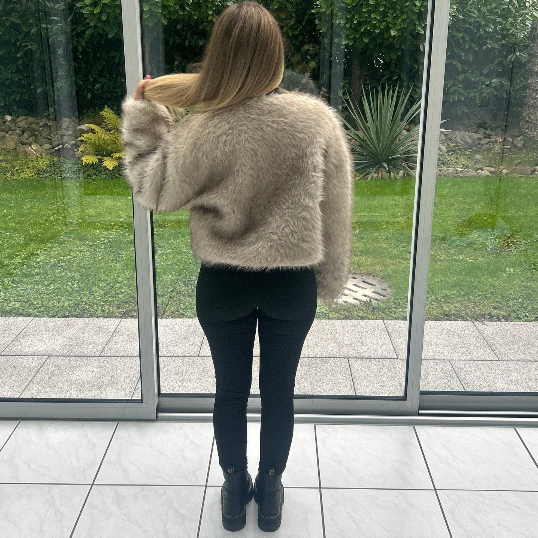 "Frost Vixen" Faux Fur Jacket