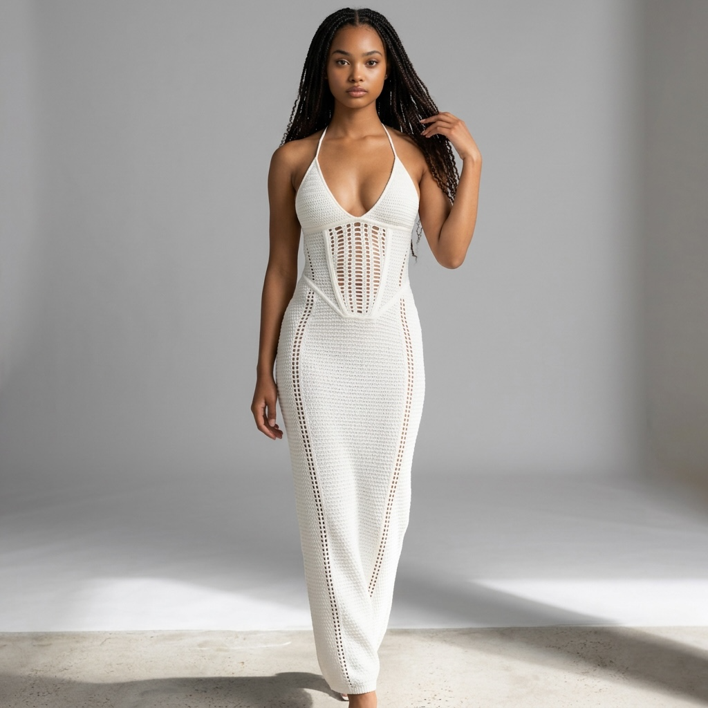 "Golden Hour" Laceback Maxi Dress