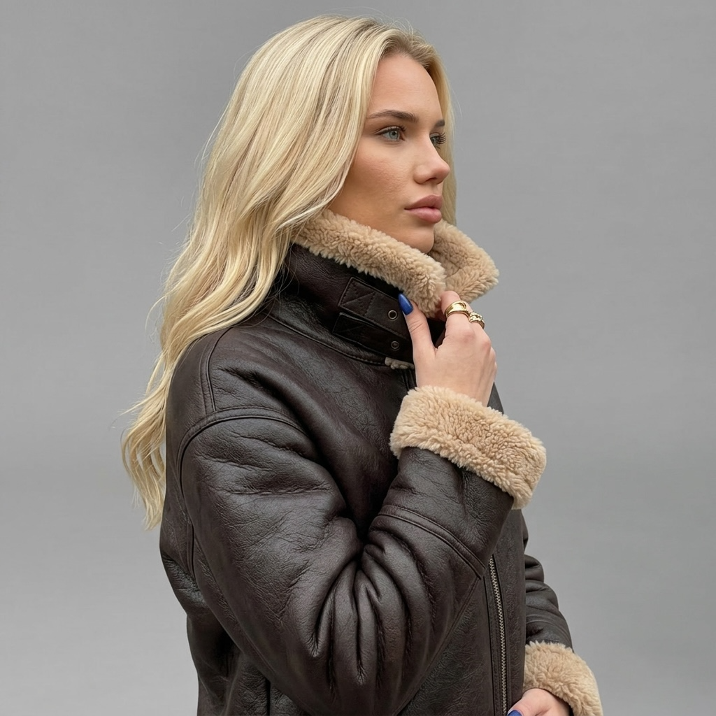 "Cozy Rebel" Faux Shearling