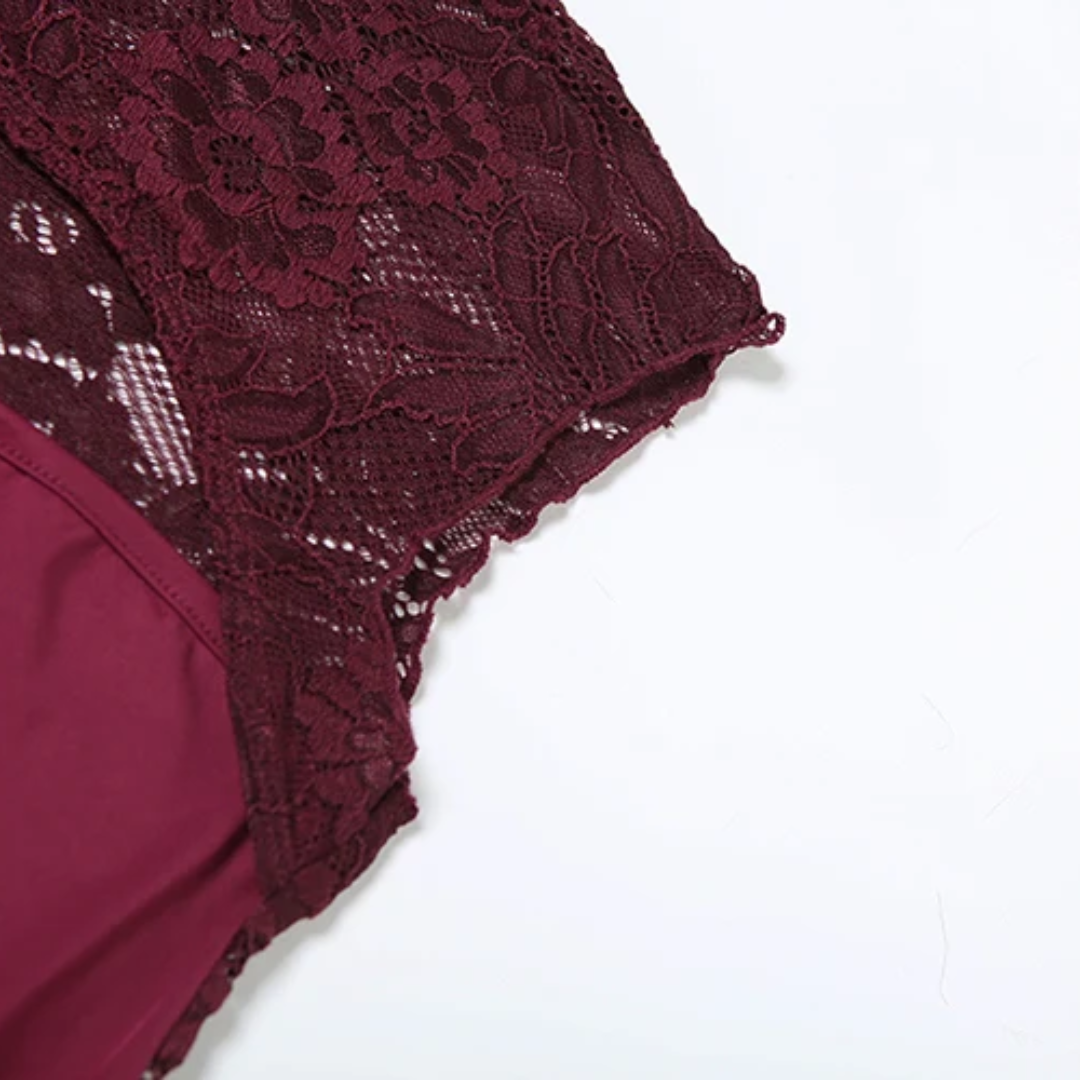 "Velvet Kiss" Cut-Out Top