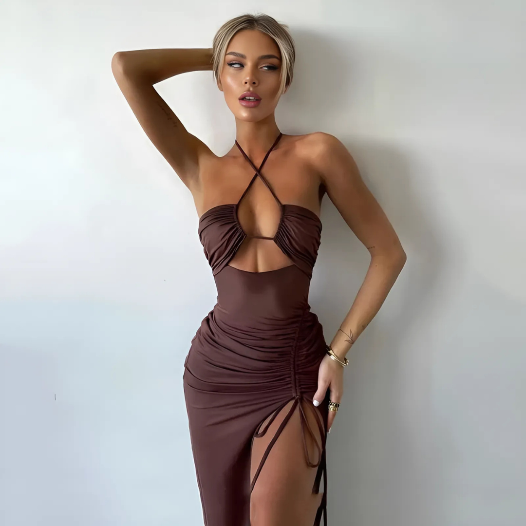 "Brown Trigger" Dress