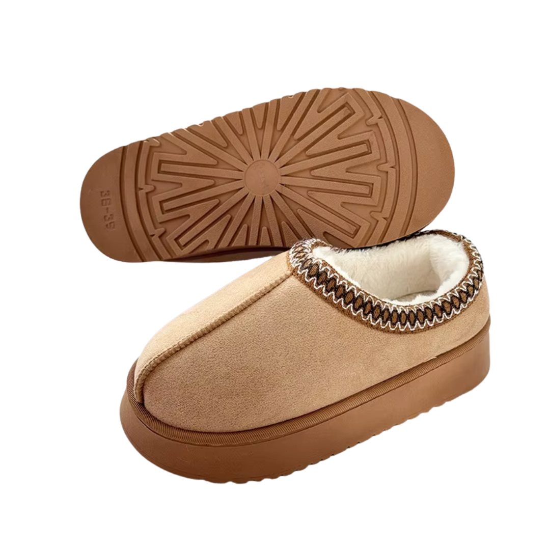 "Urban Cozy" Platform Slippers