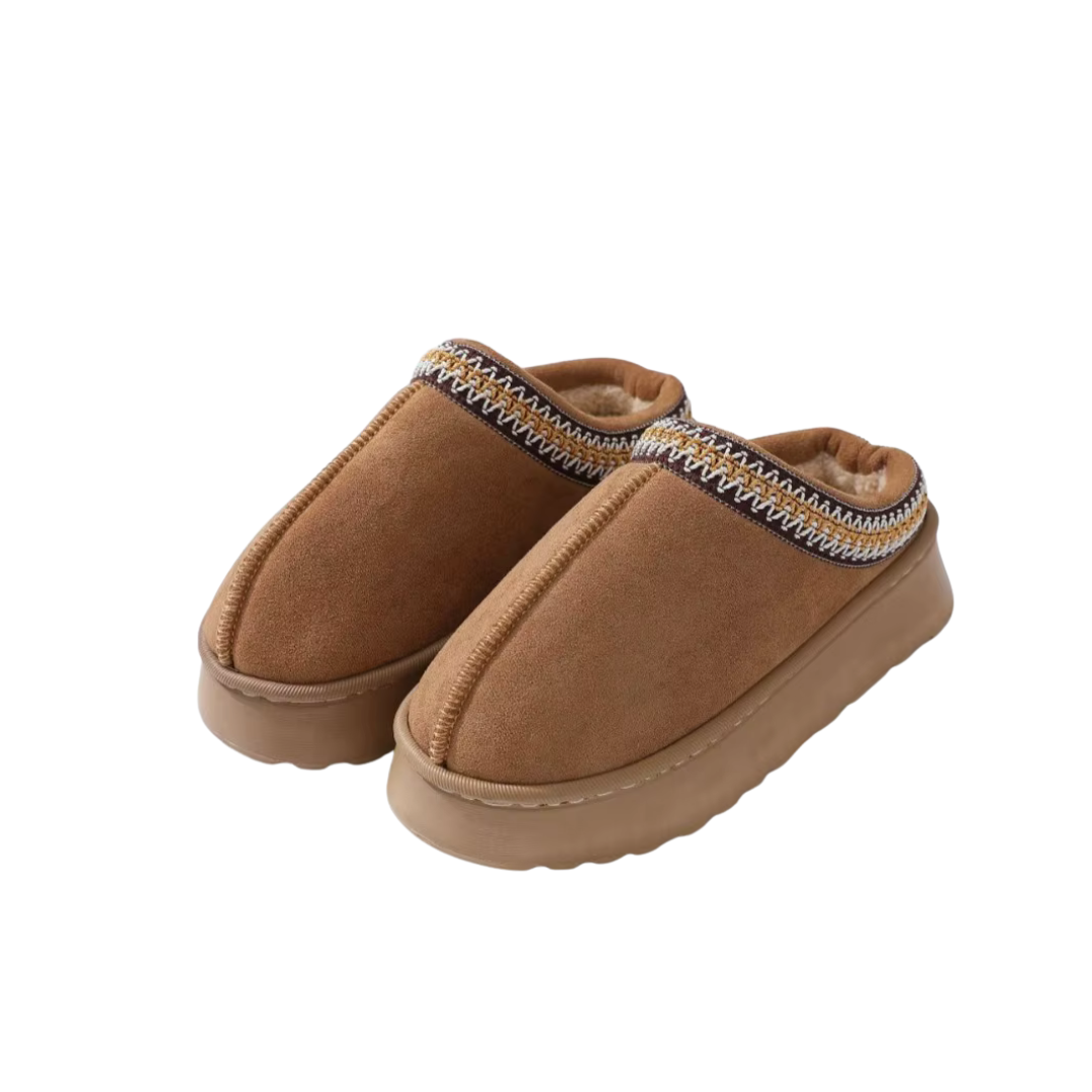 "Urban Cozy" Platform Slippers