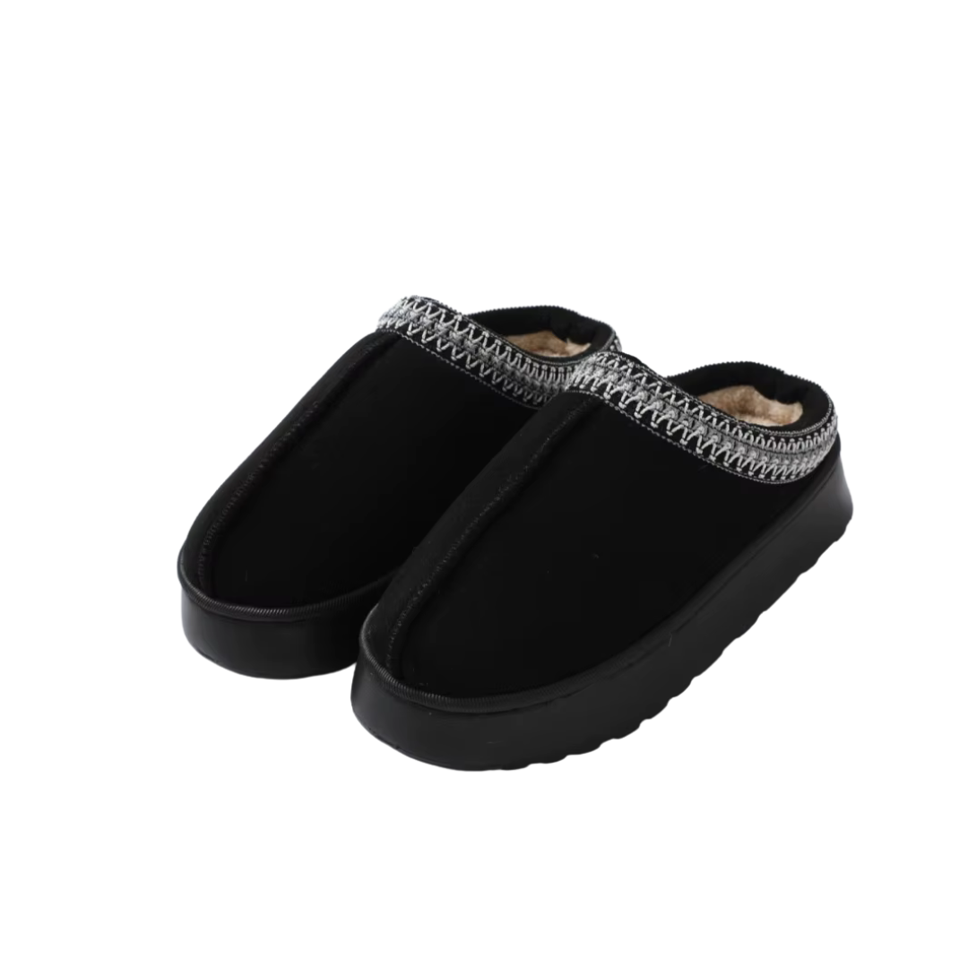 "Urban Cozy" Platform Slippers