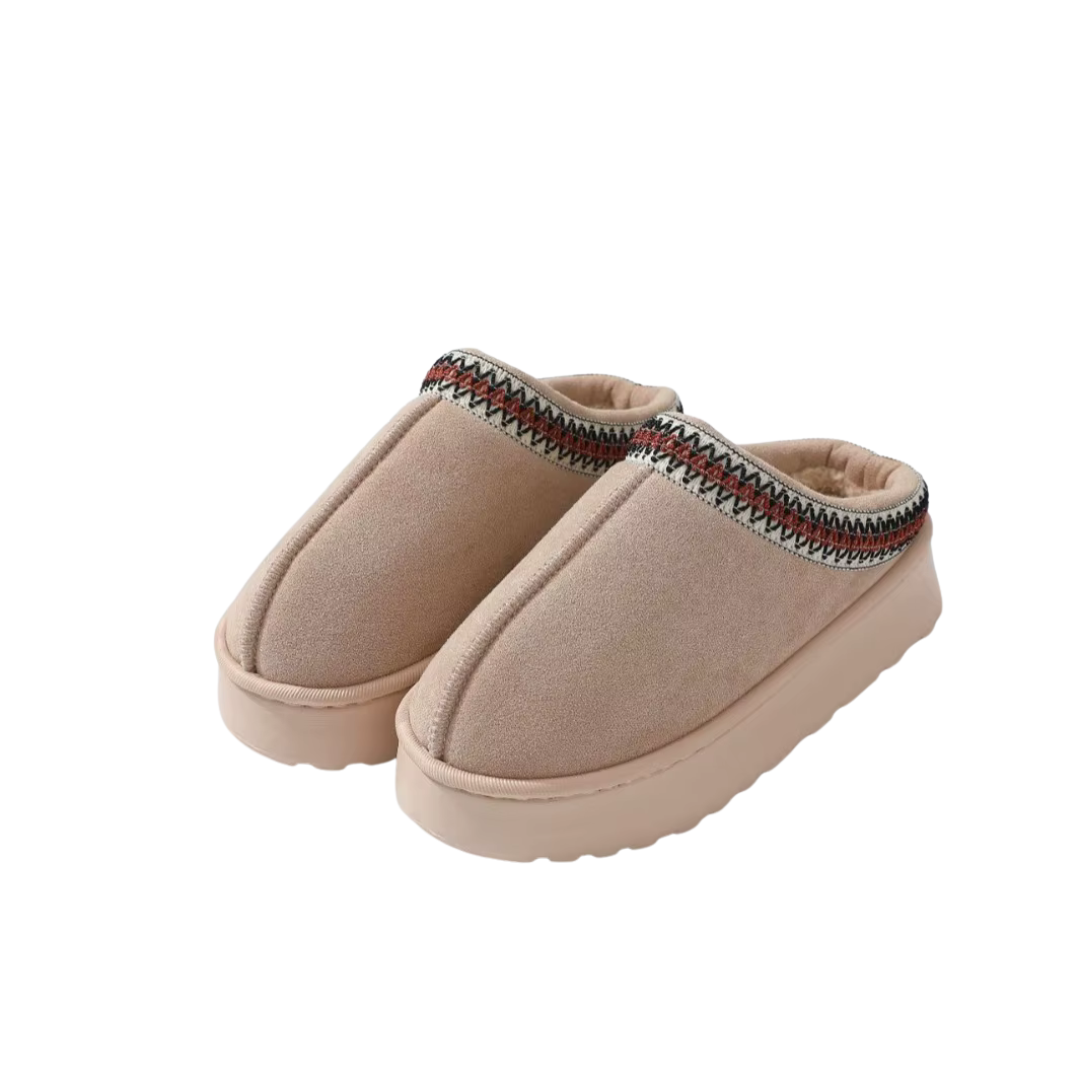"Urban Cozy" Platform Slippers